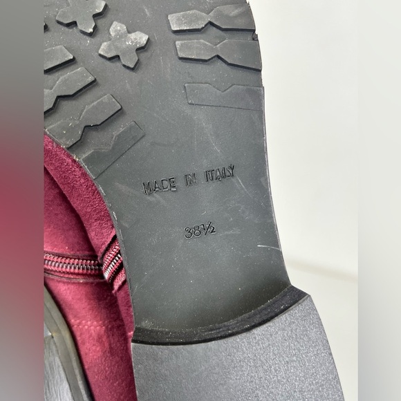 RON WHITE Mulberry GORGI suede ankle boots size 38.5/8US. - Picture 9 of 10